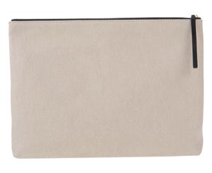 Theory Canvas Clutch - Beige