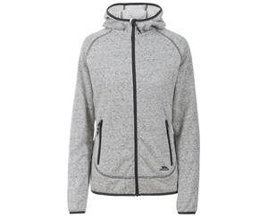 Trespass Womens/Ladies Crosswind Full Zip Fleece Hoodie (Grey Marl) - TP3595