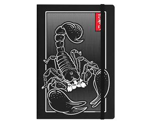 Unorthodox Collective Oriental Scorpion A5 Hard Cover Notebook (Black) - GR1733