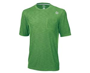 Wilson's Men's Textured Tennis Tee - Green