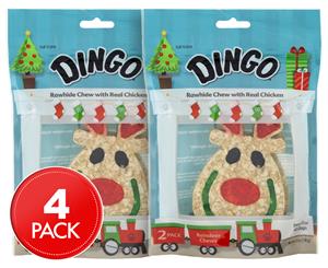 2 x Dingo Rawhide Chew 2pk - Reindeer