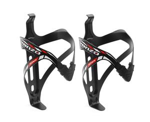 2 x VENZO Aluminium Bike Bicycle Bottle Cages Black