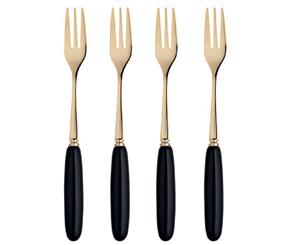 Ashdene Parisienne Cake Forks Set of 4 - Black