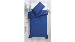 Asher Navy Queen Quilt Cover Set