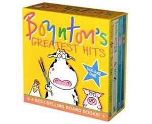 Boynton's Greatest Hits Volume 1 Boxed Set  Moo baa la la la!/ A to Z/ Doggies/ Blue hat green hat.