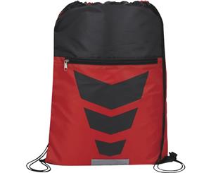 Bullet Courtside Drawstring Sports Pack (Red/Solid Black) - PF1441