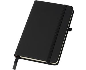 Bullet Noir A6 Notebook With Lined Pages (Solid Black) - PF2788