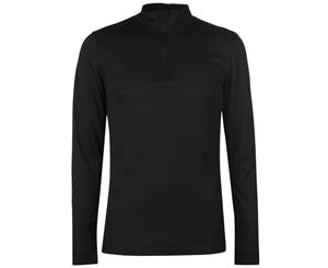 Campri Mens Thermal Zip Top Baselayer Compression Armor Skins Long Sleeve