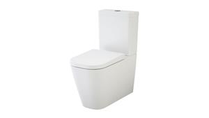 Caroma Luna Square Cleanflush Back to Wall Toilet Suite - Bottom Inlet