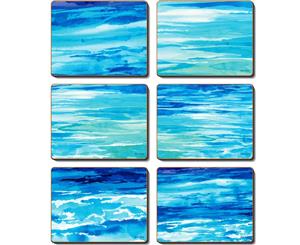 Cinnamon Placemats Cork Backed Set of 6 - Ocean Dreaming