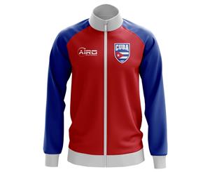 Cuba Concept Football Track Jacket (Red) - Kids