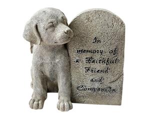 Dog Memorial Resin Garden Ornament