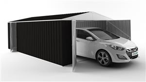 EasyShed 6038 Garage Shed - Ebony