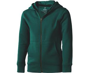 Elevate Childrens/Kids Arora Hooded Full Zip Kids Sweater (Forest Green) - PF1852