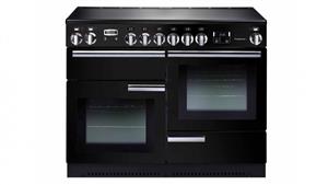 Falcon Professional 1100mm Chrome Fitting Freestanding Induction Cooker - Black