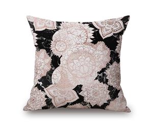 Flowers on Cotton&linen Pillow Cover 80708