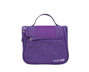 Hang Travel Toiletry Cosmetic Bag - Dark Purple