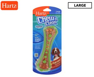 Hartz Large Chew 'n Clean Dental Duo Bone Dog Toy