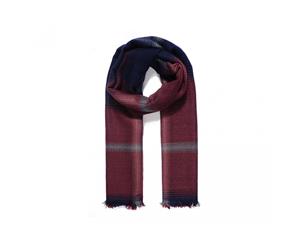 Intrigue Womens/Ladies Thick Plaid Scarf (Navy/Red) - JW293