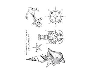 Kaisercraft - Uncharted Waters Collection - Clear Acrylic Stamps