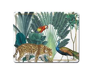 Kitchen Cork Backed Placemats AND Coasters ST BARTS JUNGLE Set 6 New