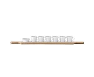 LSA Paddle Espresso Serving Set & Oak Paddle 74cm