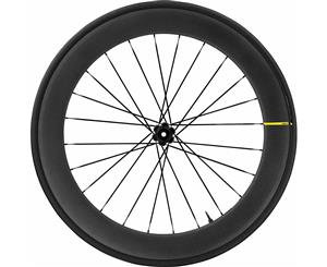 Mavic Comete Pro Carbon SL UST Disc 700x25c Centre Lock Front Wheel Black