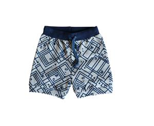 MeMaster - Boys Pattern Shorts - Grey - Grey