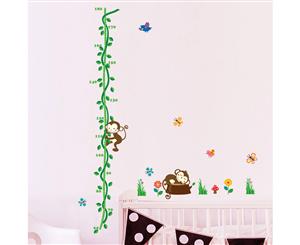 Monkey Tree Vines Wall Stickers Decals (Size 105cm x 98cm)