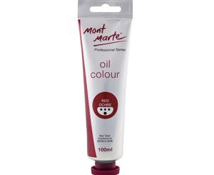 Mont Marte Oil Paint 100ml Tube - Red Ochre