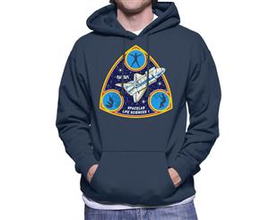 NASA Spacelab Life Sciences 1 Mission Badge Men's Hooded Sweatshirt - Navy Blue