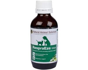 Natural Animal Solutions Pets Respraeze Respiratory Supplement 100ml (N5709)