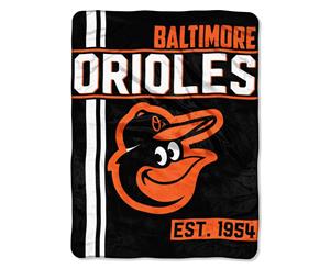 Northwest MLB Baltimore Orioles Micro Blanket 150x115cm - 150x115cm - Multi