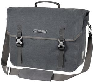 Ortlieb 20L Two Urban QL2.1 Commuter Pannier Bag Grey Pepper