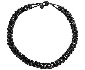 Philippe Audibert Studded Crew Necklace - Black