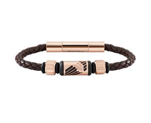 Police mens Leather bracelet PJ.26466BLC-03