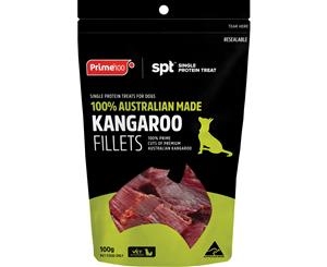 Prime100 SPT Kangaroo Fillet Dog Treats 100g