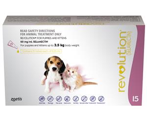 Revolution Puppy & Kitten up to 2.5kgs 15pk