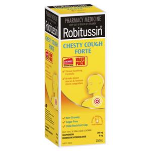 Robitussin Chesty Cough Forte 250ml Exclusive Size