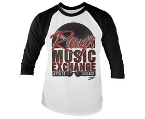 S Brothers Baseball T Shirt Rays Music Exchange Official Mens Long Sleeve - White