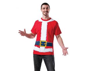 Santa TShirt Adult Costume