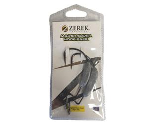 Size 8/0 Zerek Marsh Slider Weighted Worm Hook Pack-20g & 28g Weedless Jigheads