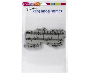 Stampendous Cling Stamps - Music Notation