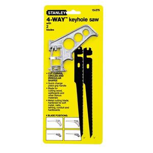 Stanley 4 Way Keyhole Saw With Blades