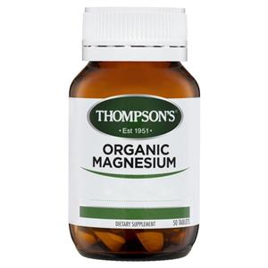 Thompson's Organic Magnesium 50 Tablets