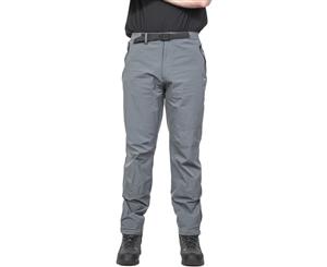 Trespass Mens Stormed Zip Pocket Quick Dry Outdoor Walking Trousers - CARBON