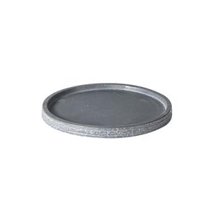 Tuscan Path Grey Stream Lite Egg Saucer - 330mm