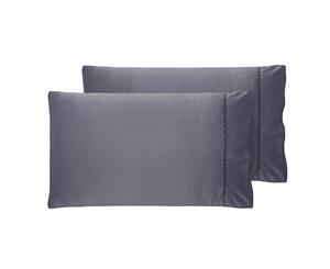 Twin Pack Satin Pillowcase - Slate