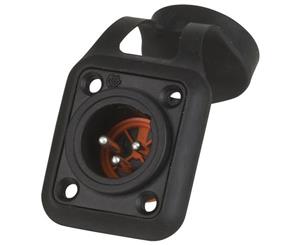 Water and Dust Proof XLR Plate Mount Plug