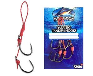 3 Pack of Williamson Yabai Jig Tandem Assist Hooks - VMC Twin Jig Assist Hooks